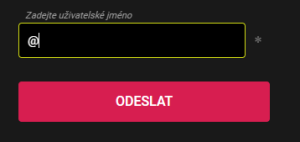 Obnova hesla na betx přes e-mail