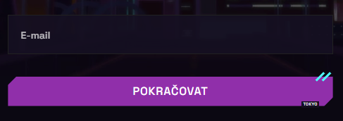 Obrazovka pro obnovu zapomenutého hesla