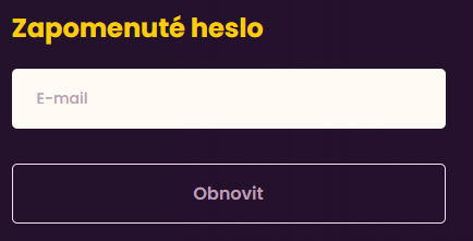 Obnovení hesla bizzo casino